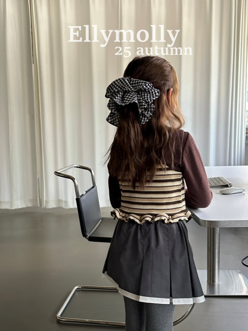 Ellymolly - Korean Children Fashion - #fashionkids - Pepero Frill Sleeveless - 9