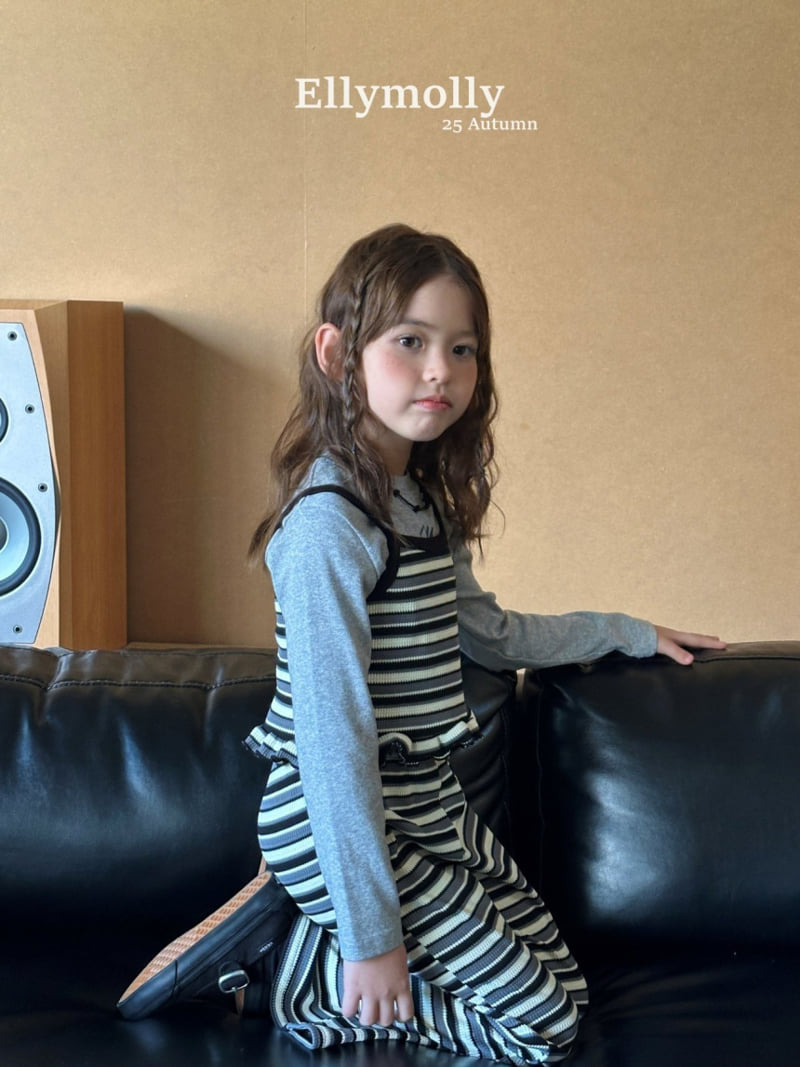 Ellymolly - Korean Children Fashion - #fashionkids - Nine Crop Tee - 9