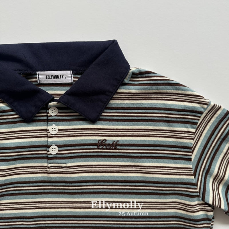 Ellymolly - Korean Children Fashion - #fashionkids - Master Collar Tee - 3