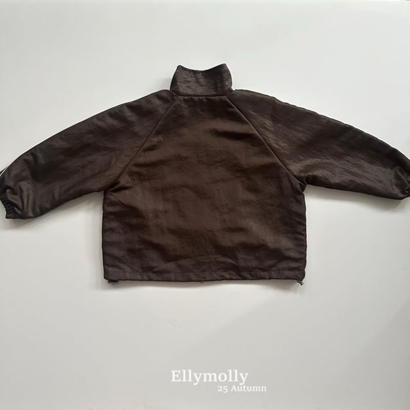 Ellymolly - Korean Children Fashion - #fashionkids - Coated Piping Jumper - 3