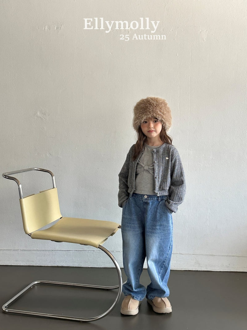 Ellymolly - Korean Children Fashion - #fashionkids - Joy Ribbon Tee - 6