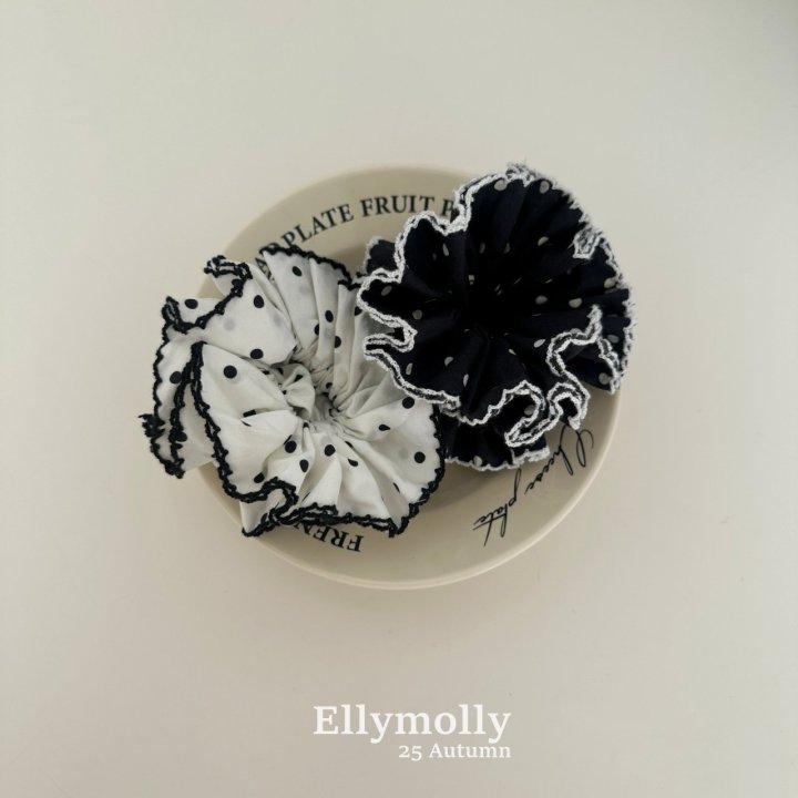 Ellymolly - Korean Children Fashion - #fashionkids - Pink Dot Hair Tie - 5