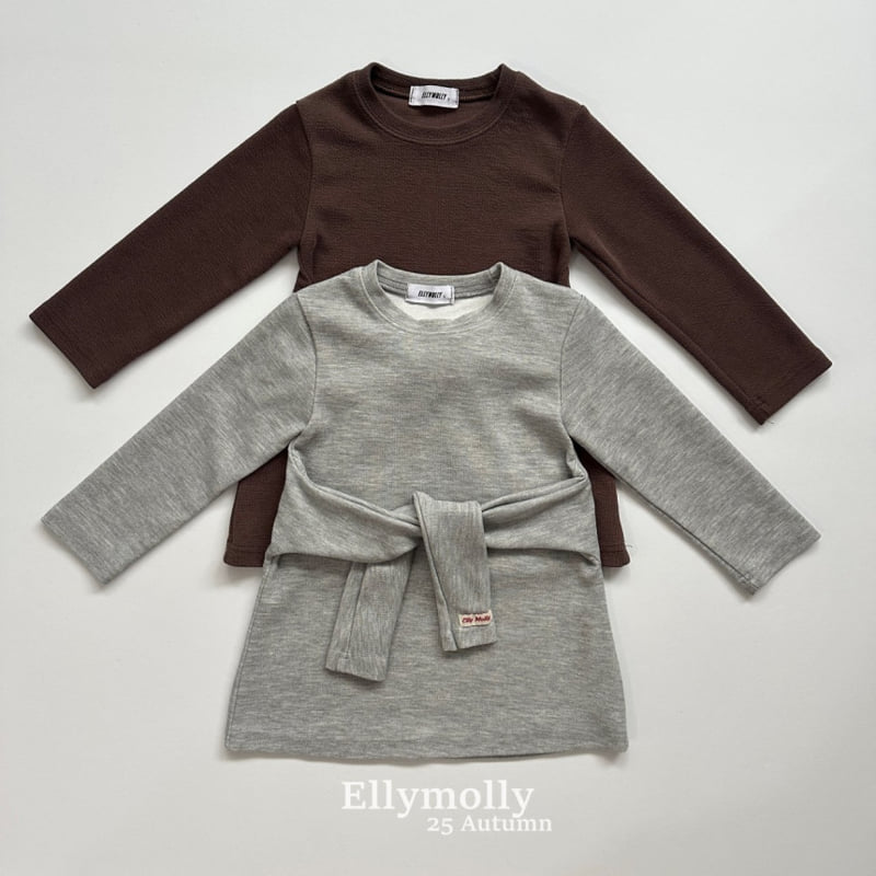 Ellymolly - Korean Children Fashion - #kidsshorts - Wrap Layer One-piece - 2