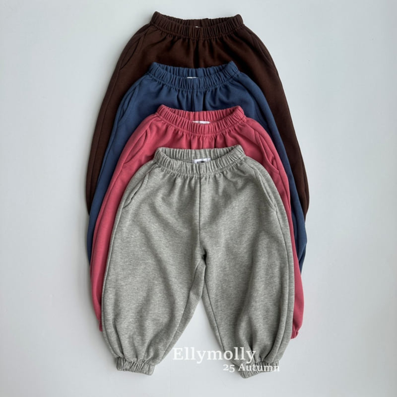 Ellymolly - Korean Children Fashion - #kidsshorts - Autumn Heart Jogger Pants - 3