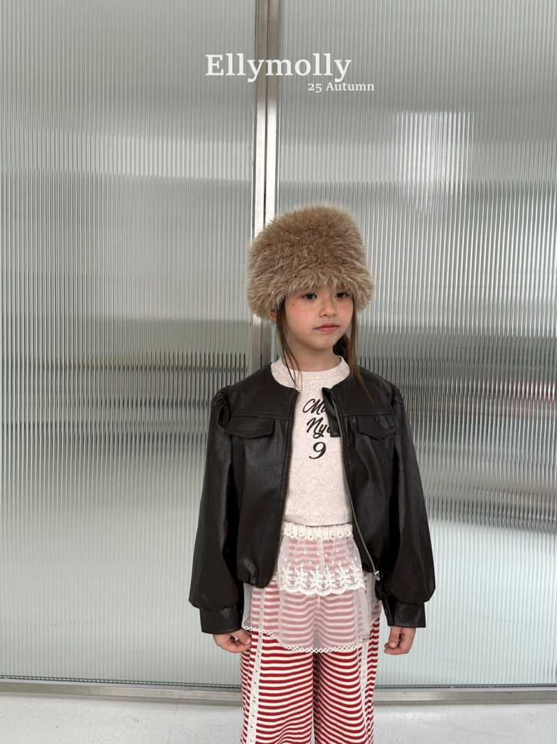 Ellymolly - Korean Children Fashion - #kidsshorts - Nine Crop Tee - 10