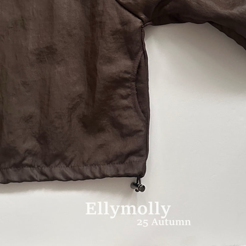 Ellymolly - Korean Children Fashion - #fashionkids - Coated Piping Jumper - 4