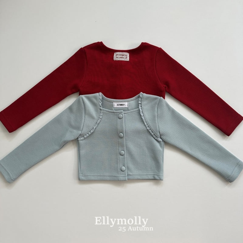 Ellymolly - Korean Children Fashion - #kidsshorts - Bolero Cardigan - 2