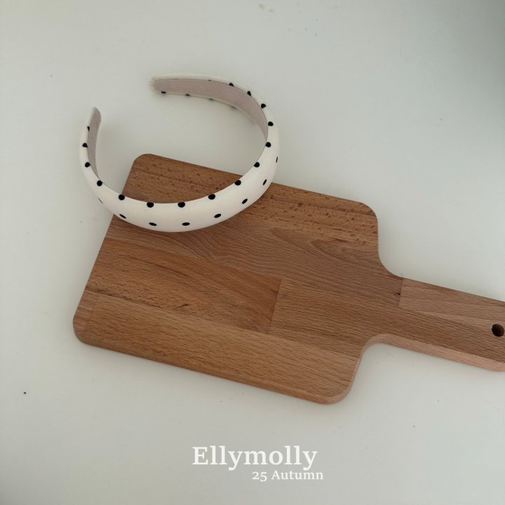 Ellymolly - Korean Children Fashion - #fashionkids - Embossed Dot Hairband - 4