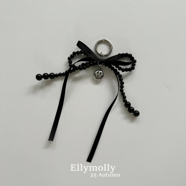 Ellymolly - Korean Children Fashion - #kidsshorts - Pearl Ribbon Keyring