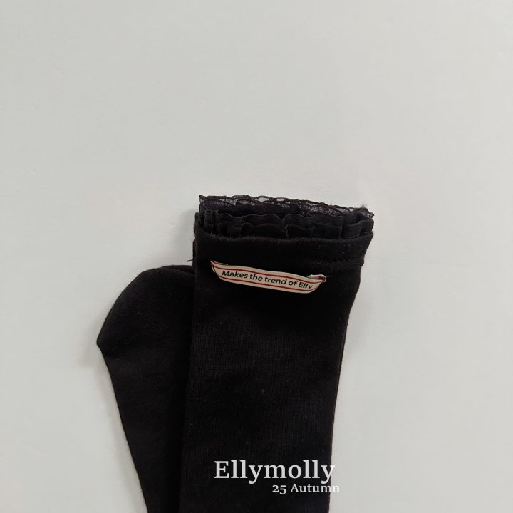 Ellymolly - Korean Children Fashion - #kidsshorts - Frilly Knee-high Socks - 6