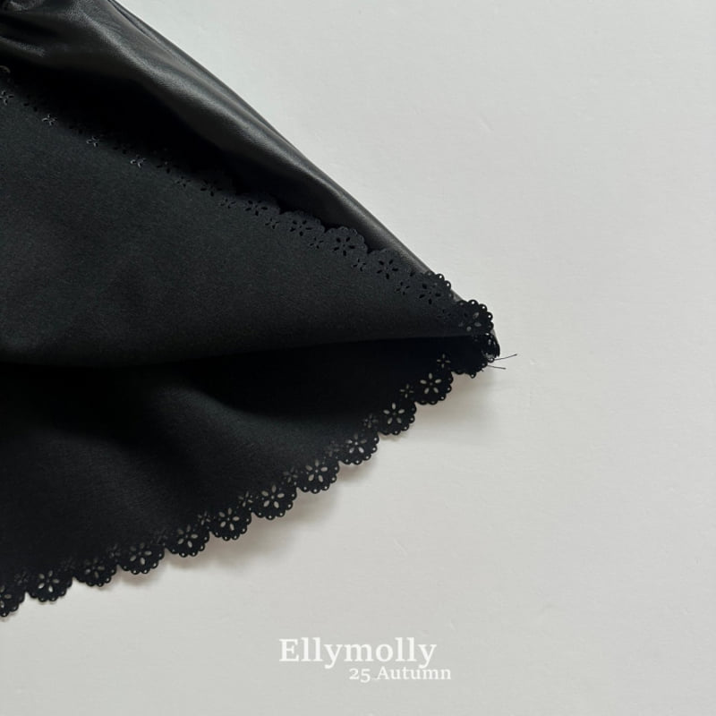 Ellymolly - Korean Children Fashion - #kidsstore - Pin-up Leather One-piece - 5