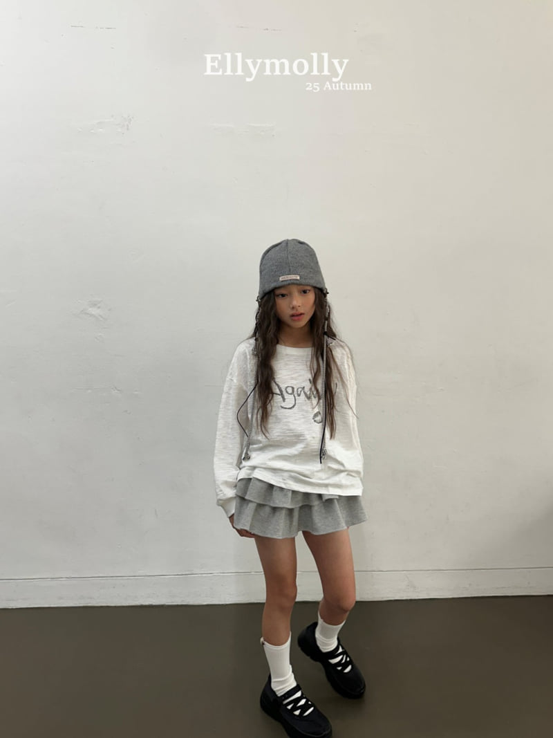 Ellymolly - Korean Children Fashion - #kidsstore - Again Slub Tee - 9