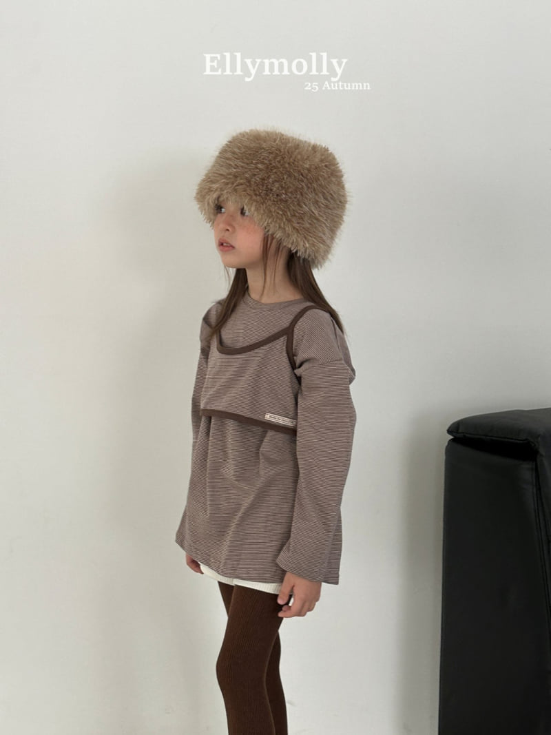 Ellymolly - Korean Children Fashion - #kidsstore - Pipi Boxy Tee - 8