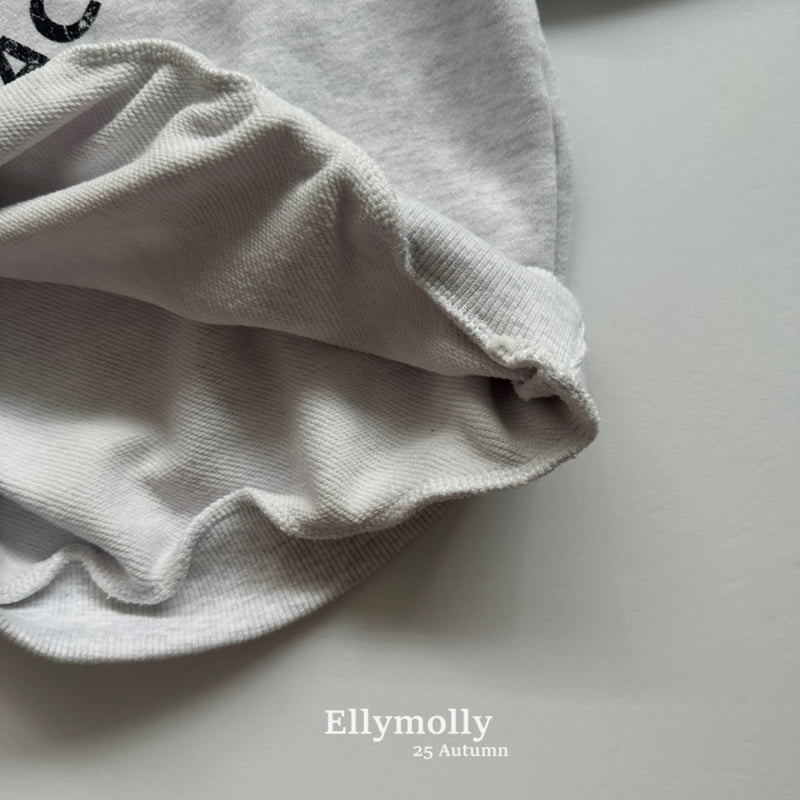 Ellymolly - Korean Children Fashion - #kidsshorts - Peace Heart Sweatshirt - 4