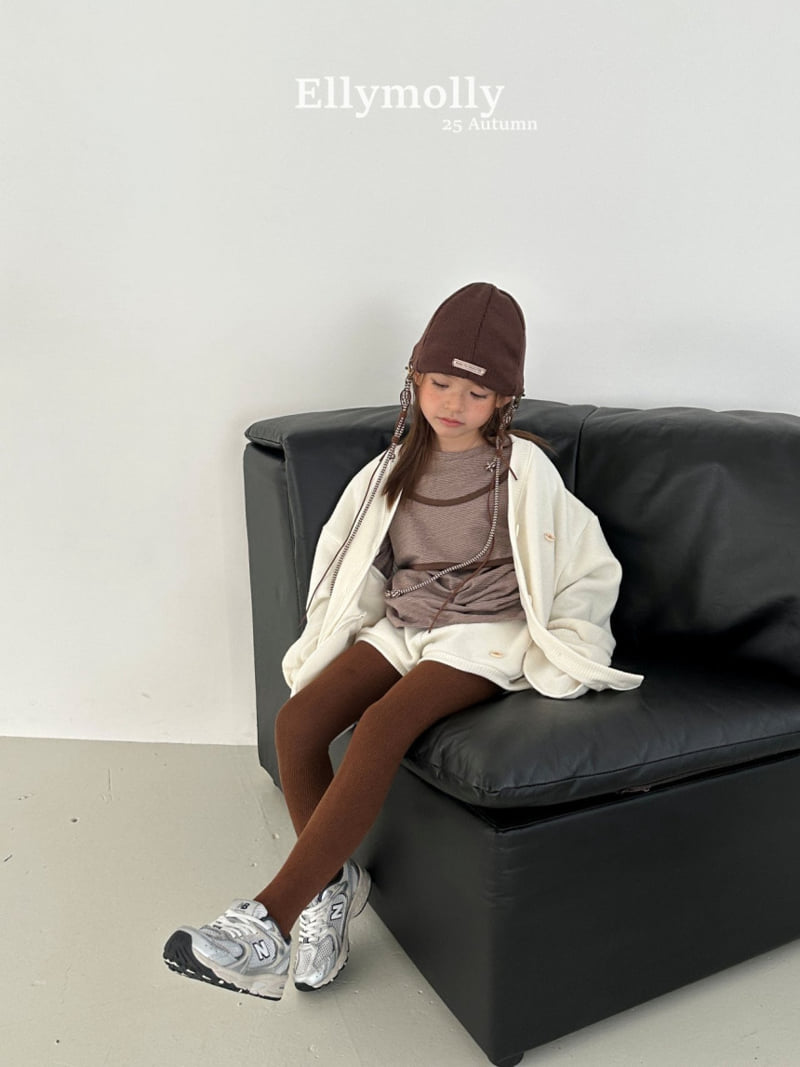Ellymolly - Korean Children Fashion - #kidsstore - Yogurt Boxy Cardigan - 7
