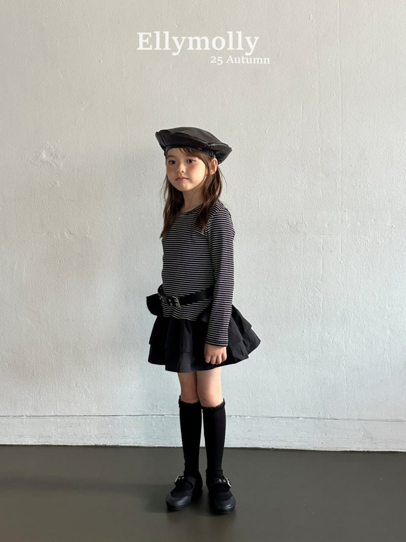 Ellymolly - Korean Children Fashion - #kidsstore - Ivory Frill One-piece - 12