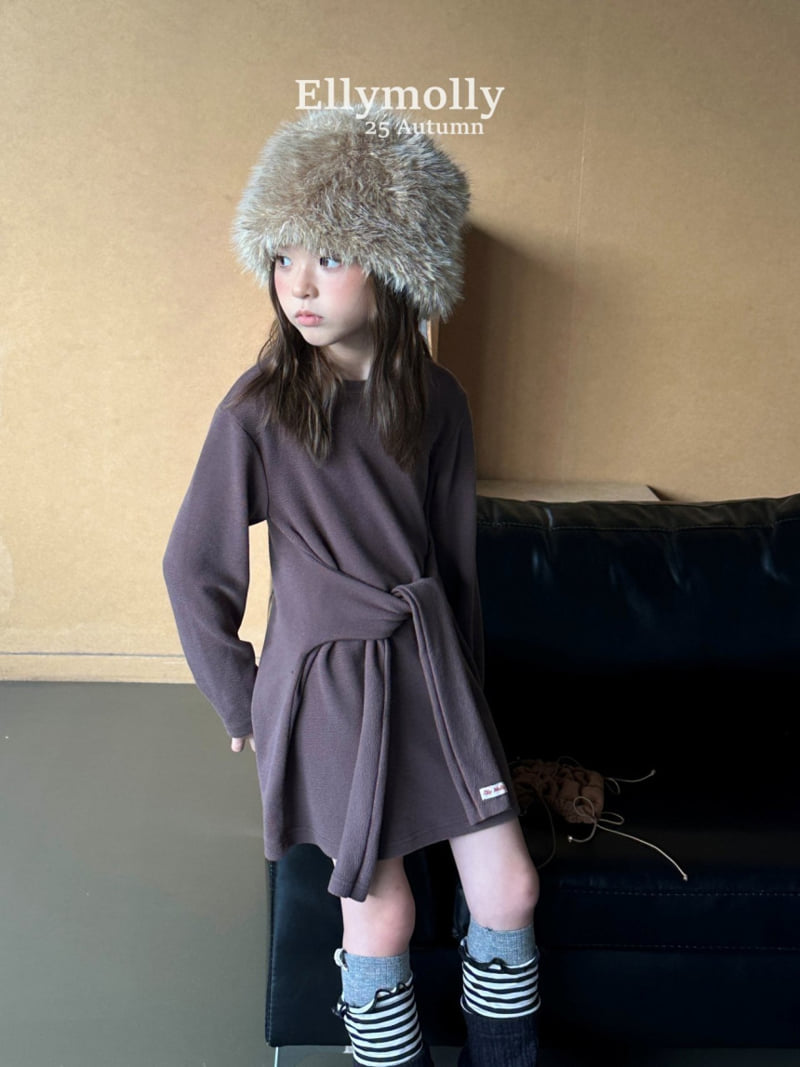 Ellymolly - Korean Children Fashion - #littlefashionista - Wrap Layer One-piece - 6