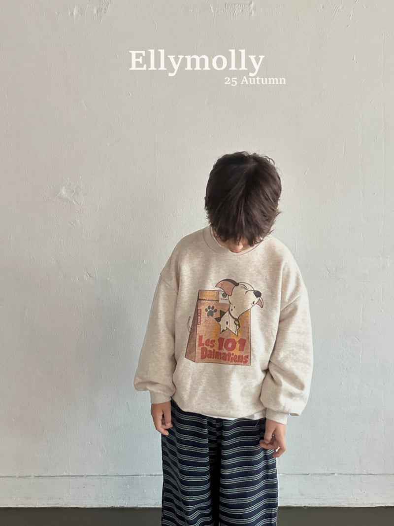 Ellymolly - Korean Children Fashion - #littlefashionista - Dalmatian Sweatshirt - 6