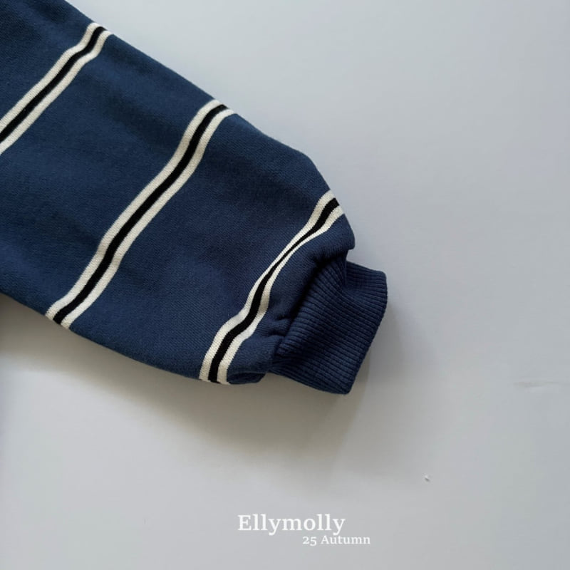 Ellymolly - Korean Children Fashion - #Kfashion4kids - 73 Stripe Sweatshirt - 4