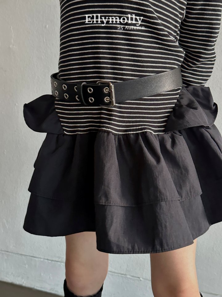 Ellymolly - Korean Children Fashion - #littlefashionista - Two-line Studded Belt - 9