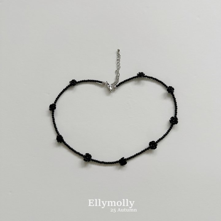 Ellymolly - Korean Children Fashion - #littlefashionista - Rose Necklace - 3