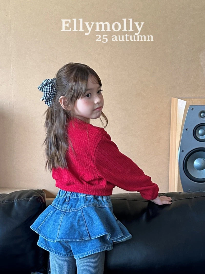 Ellymolly - Korean Children Fashion - #magicofchildhood - Berry Short Frill Pants - 12