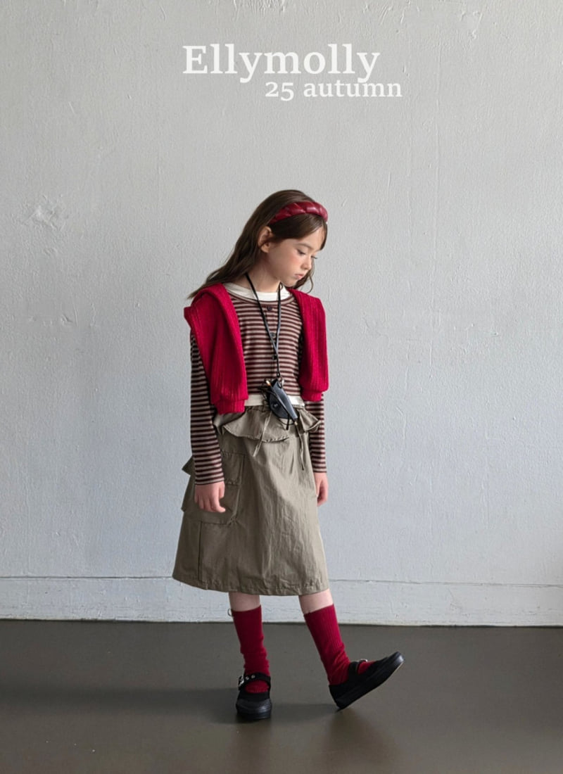 Ellymolly - Korean Children Fashion - #magicofchildhood - Antique Frill Skirt - 11