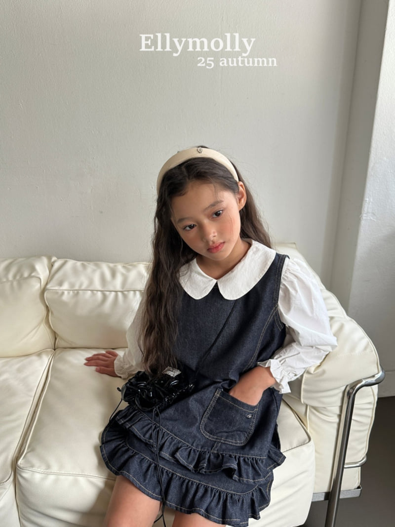 Ellymolly - Korean Children Fashion - #magicofchildhood - Twin Frill One-piece - 10