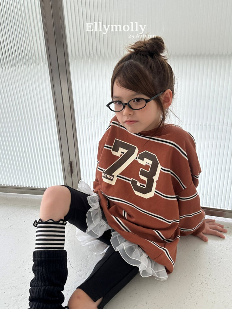 Ellymolly - Korean Children Fashion - #magicofchildhood - 73 Stripe Sweatshirt - 5