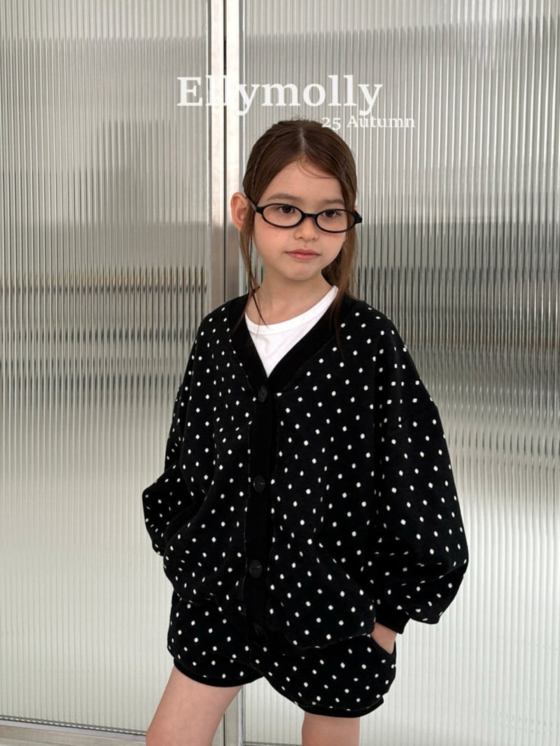 Ellymolly - Korean Children Fashion - #magicofchildhood - Yogurt Boxy Cardigan - 11