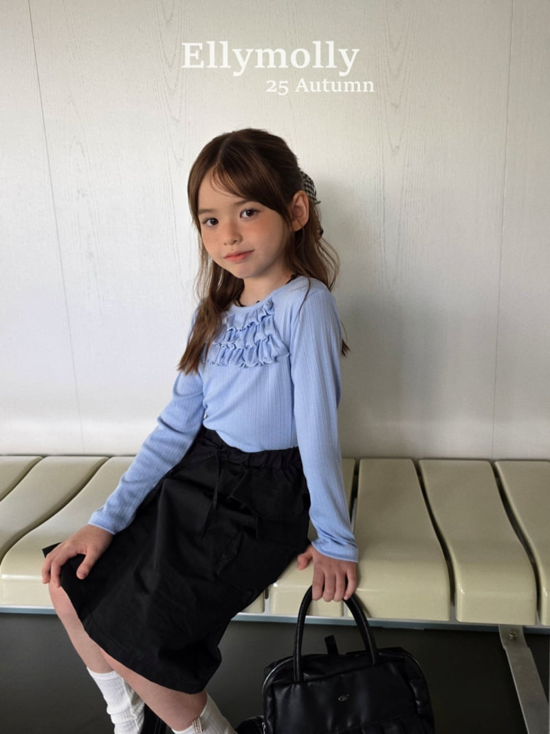 Ellymolly - Korean Children Fashion - #magicofchildhood - Sugar 3 Frill Tee - 6