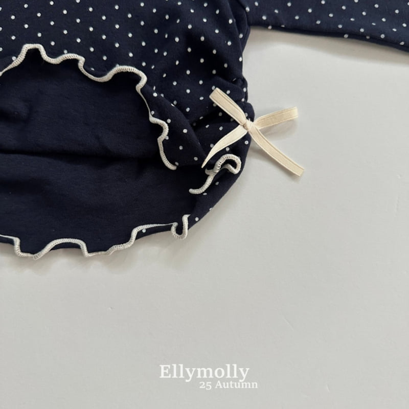 Ellymolly - Korean Children Fashion - #magicofchildhood - Top of Dot Tee - 5