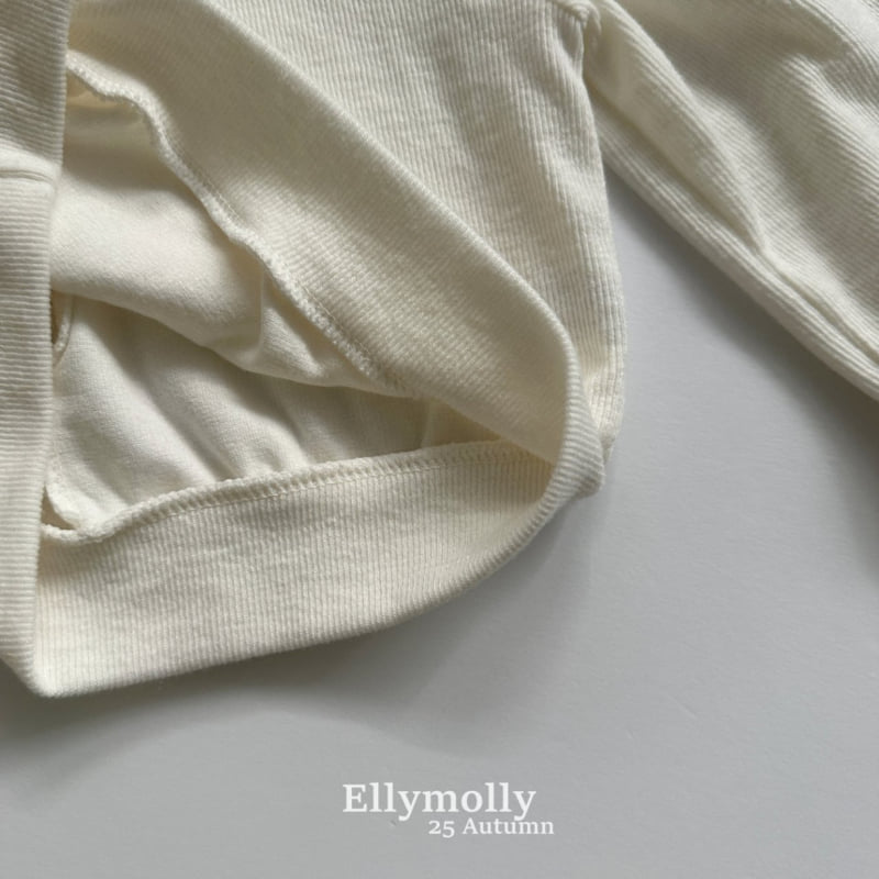 Ellymolly - Korean Children Fashion - #littlefashionista - Madeleine Ribbon Slit Tee - 4