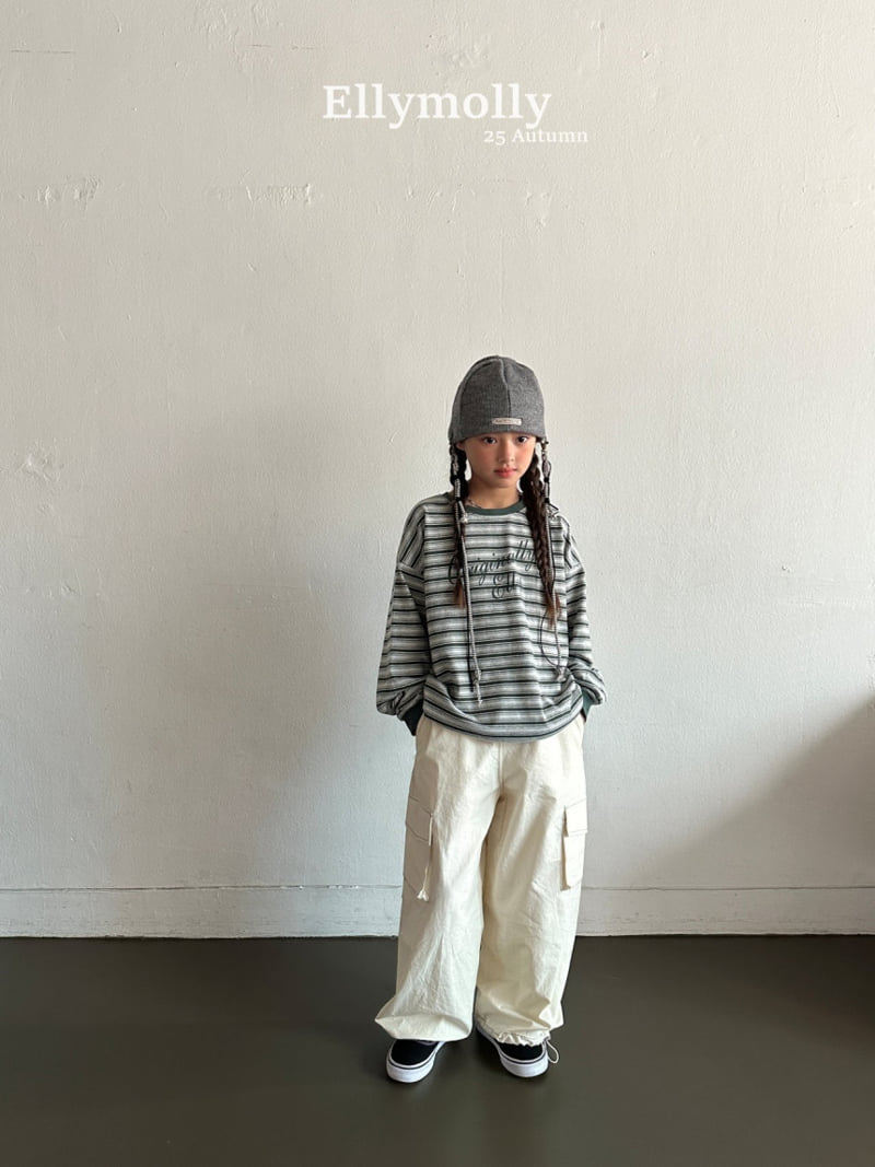 Ellymolly - Korean Children Fashion - #minifashionista - Painter Stripe Tee - 11