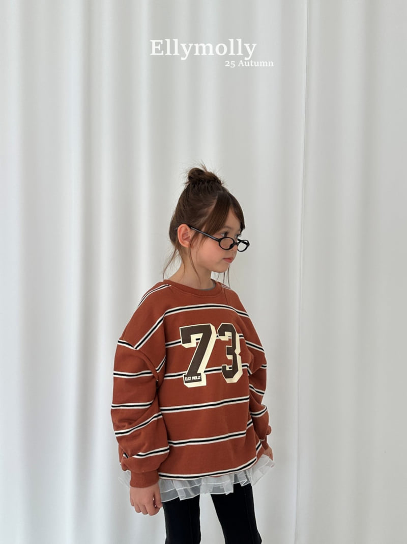 Ellymolly - Korean Children Fashion - #minifashionista - 73 Stripe Sweatshirt - 6