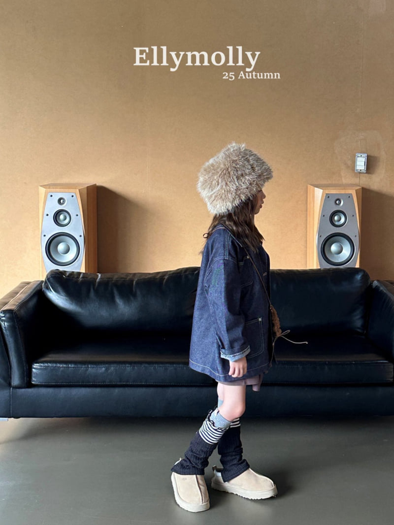 Ellymolly - Korean Children Fashion - #minifashionista - Rivet Denim Jacket - 9