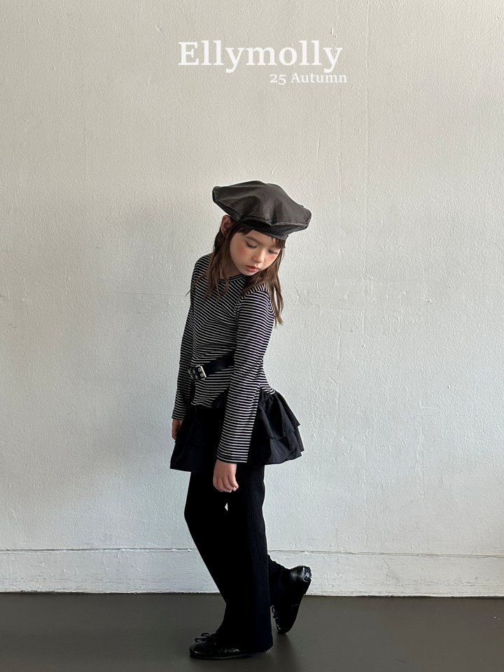 Ellymolly - Korean Children Fashion - #minifashionista - Two-line Studded Belt - 11