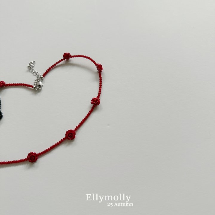 Ellymolly - Korean Children Fashion - #minifashionista - Rose Necklace - 5