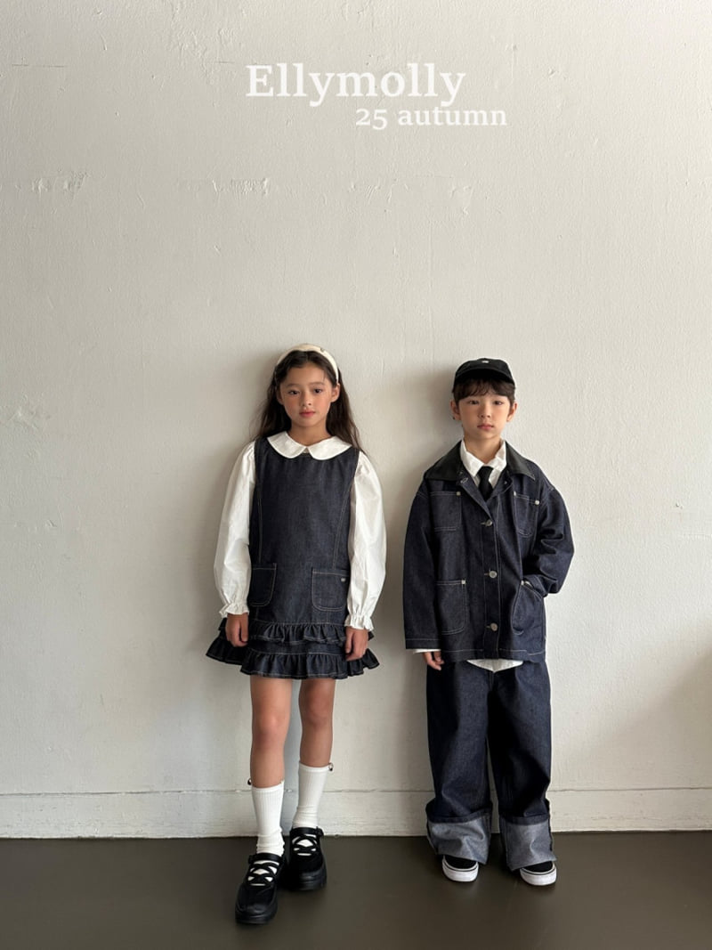 Ellymolly - Korean Children Fashion - #prettylittlegirls - Twin Frill One-piece - 12