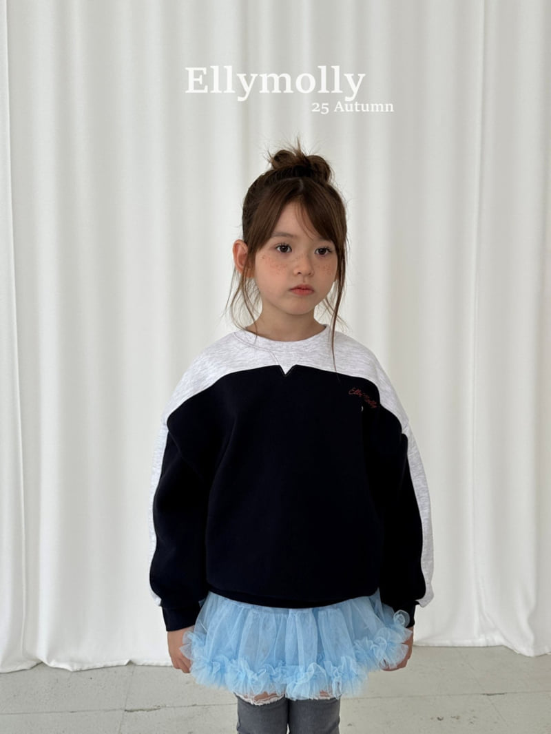 Ellymolly - Korean Children Fashion - #prettylittlegirls - Low Colorblock Sweatshirt - 8