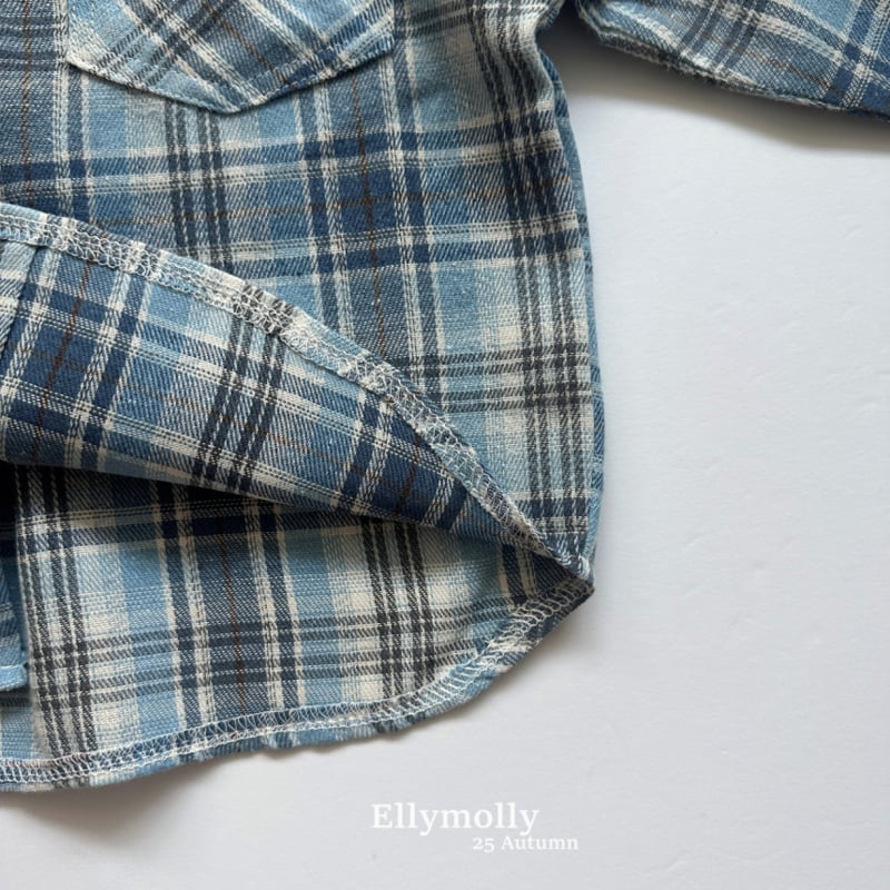 Ellymolly - Korean Children Fashion - #minifashionista - Choco Check Shirt - 4