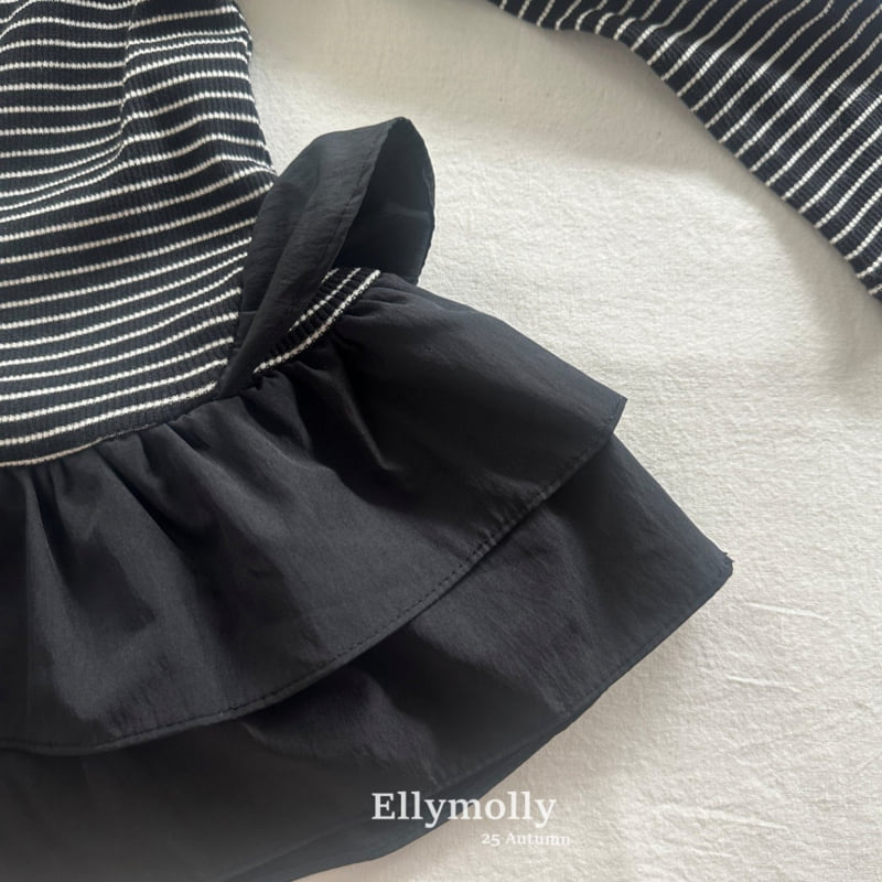 Ellymolly - Korean Children Fashion - #minifashionista - Ivory Frill One-piece - 4