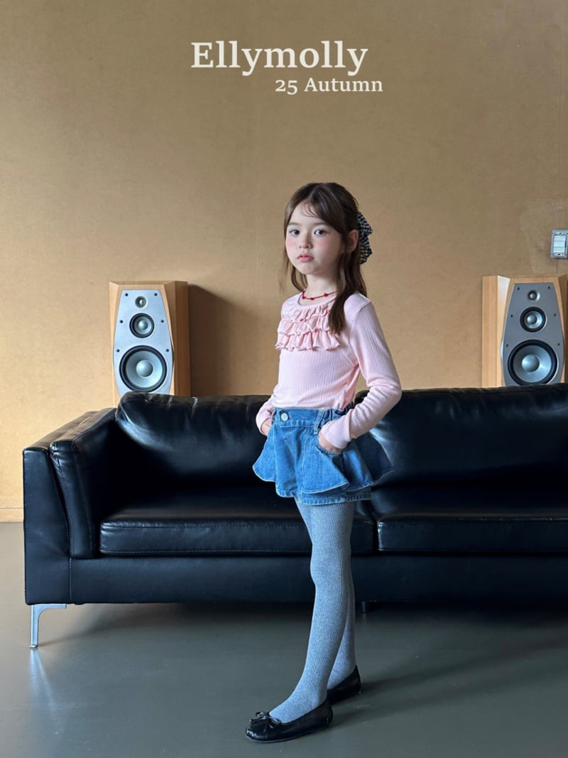 Ellymolly - Korean Children Fashion - #prettylittlegirls - Sugar 3 Frill Tee - 8