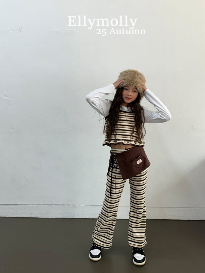 Ellymolly - Korean Children Fashion - #stylishchildhood - Pepero Bootcut Pants - 5