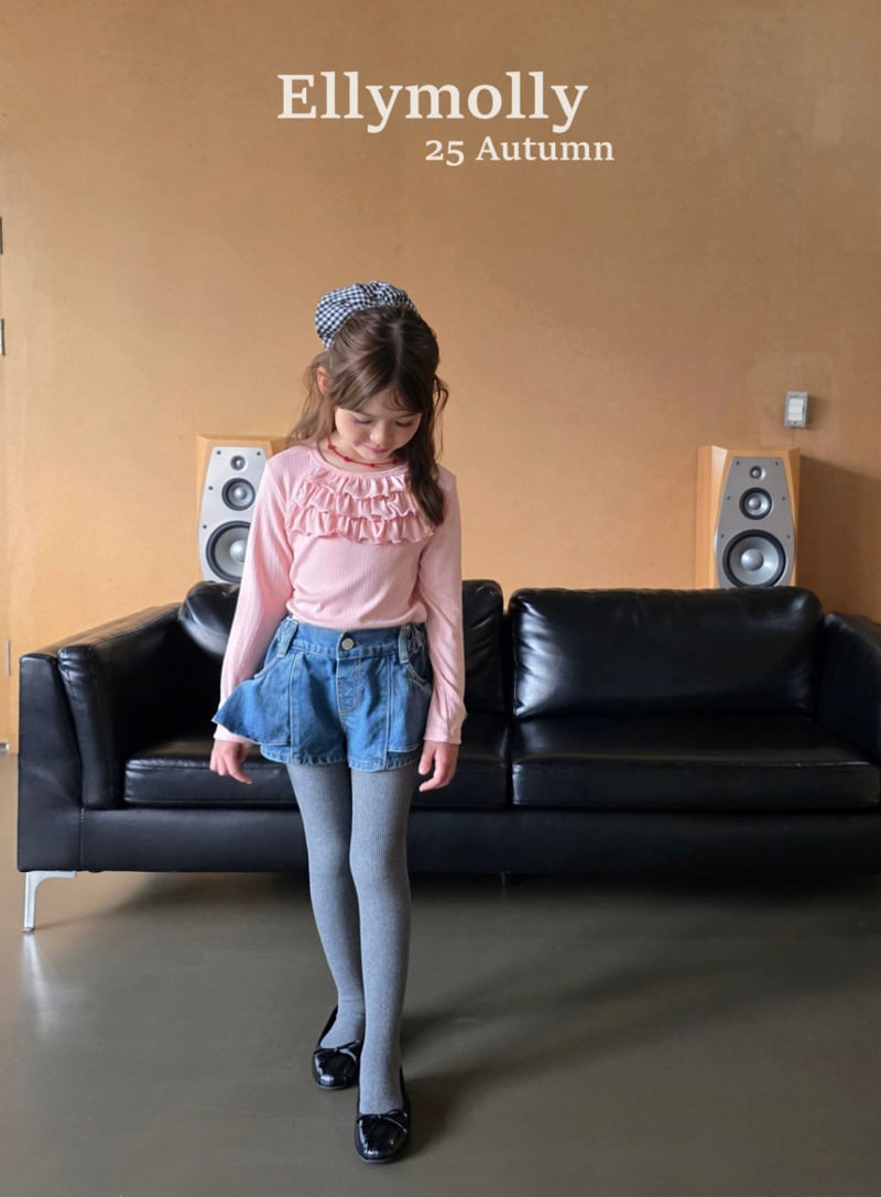 Ellymolly - Korean Children Fashion - #stylishchildhood - Sugar 3 Frill Tee - 11