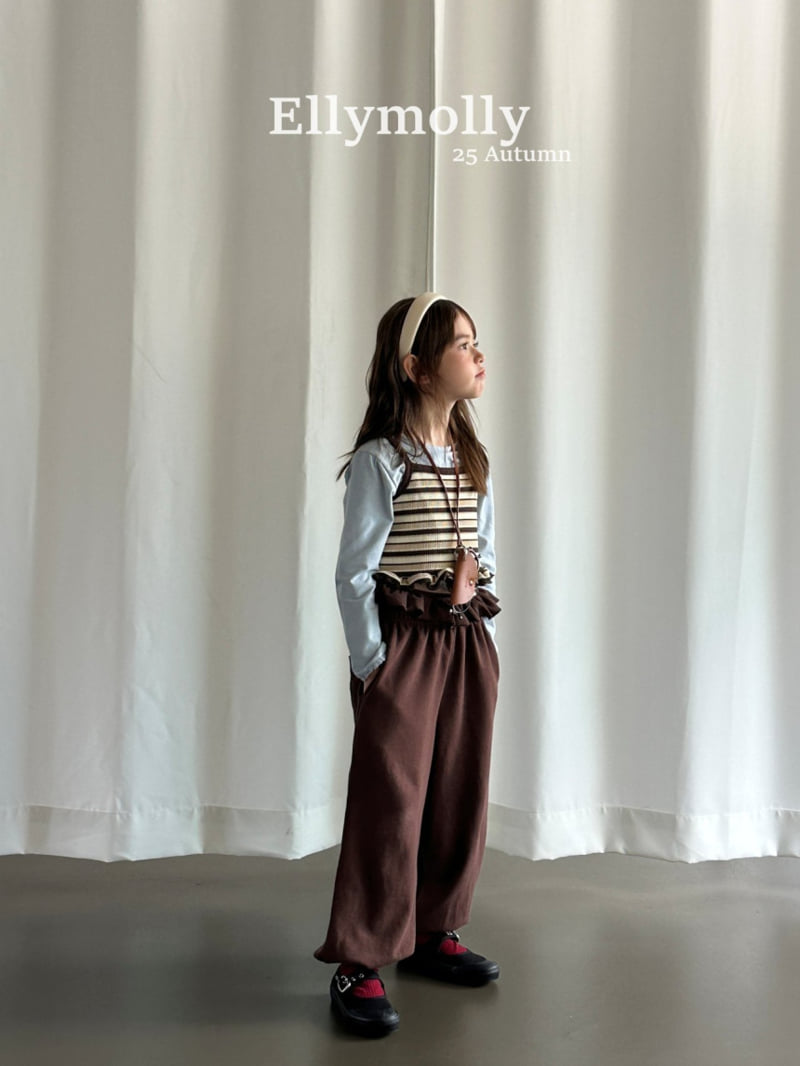 Ellymolly - Korean Children Fashion - #todddlerfashion - Autumn Heart Jogger Pants - 11