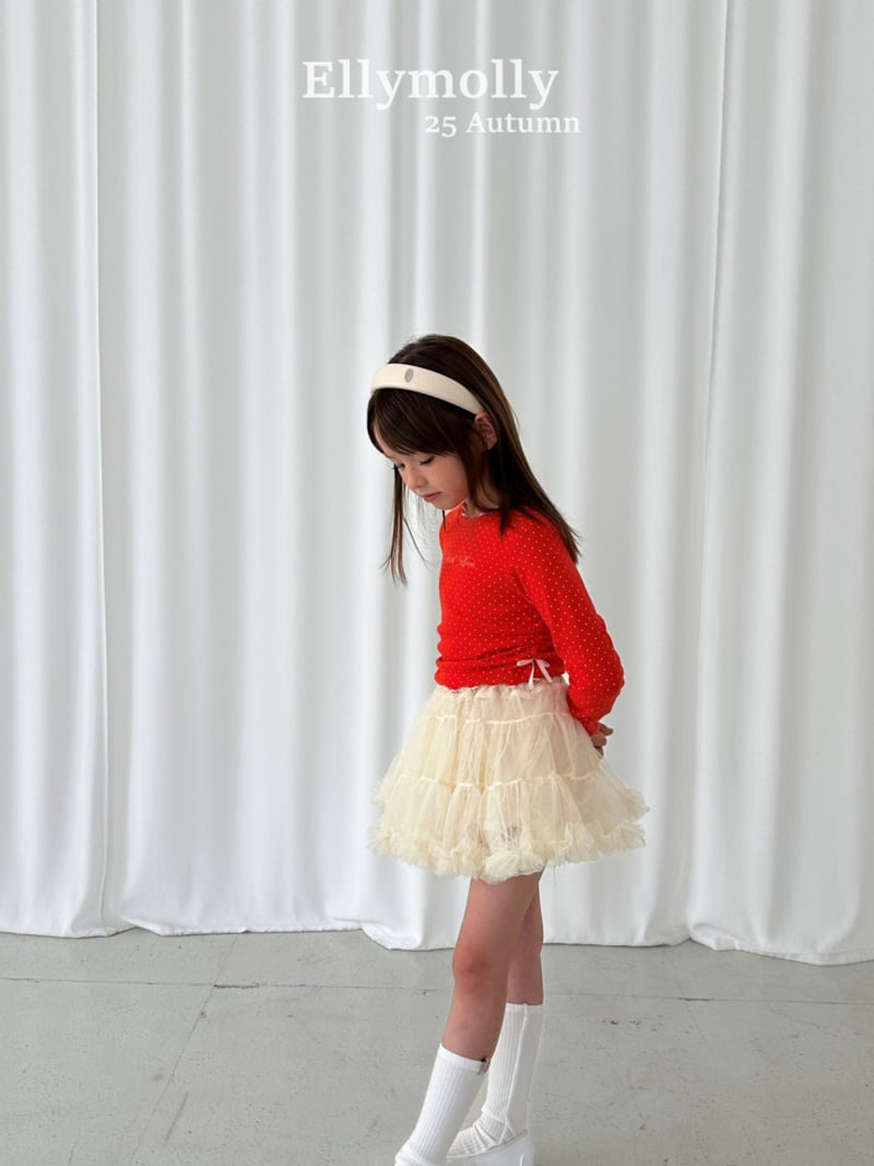 Ellymolly - Korean Children Fashion - #todddlerfashion - Top of Dot Tee - 8