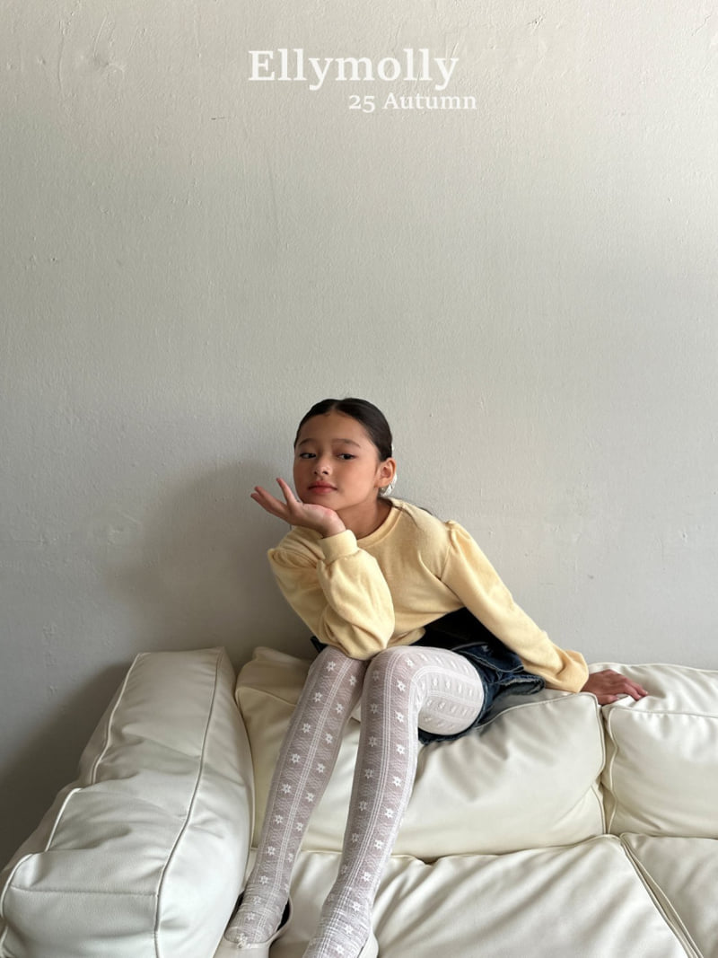 Ellymolly - Korean Children Fashion - #todddlerfashion - Madeleine Ribbon Slit Tee - 7