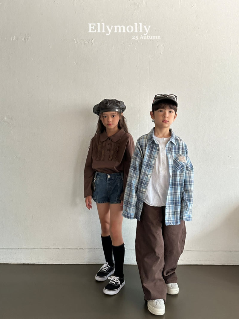 Ellymolly - Korean Children Fashion - #toddlerclothing - Wide Dart Pants - 7