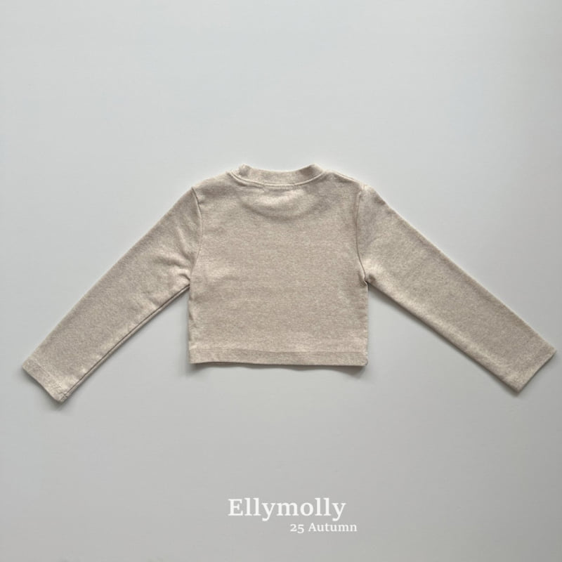 Ellymolly - Korean Children Fashion - #toddlerclothing - Nine Crop Tee - 3